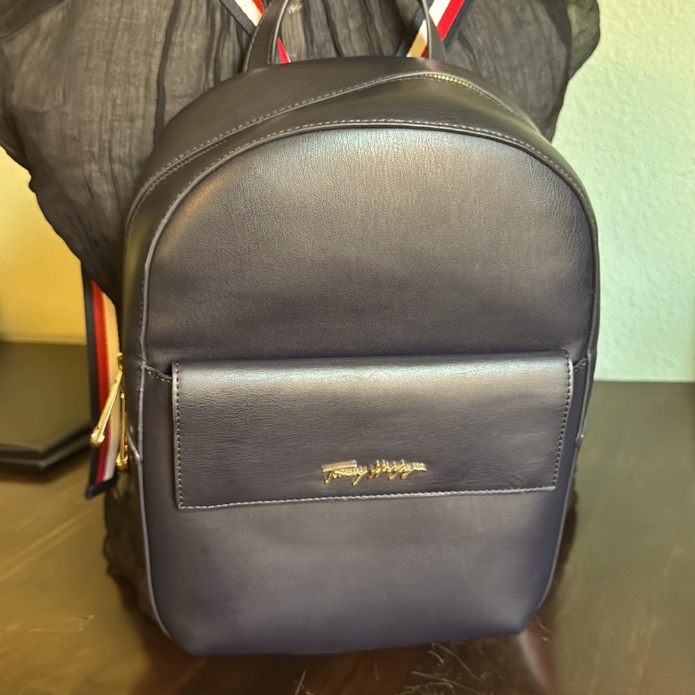 Black Tommy Hilfiger Backpack